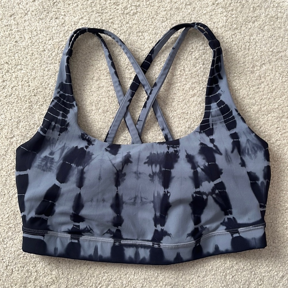 Lululemon Energy Bra Tie Dye Size 6